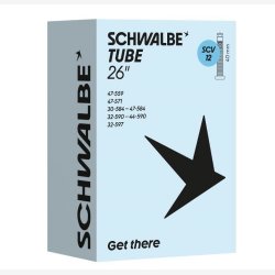 Schwalbe slange SCV12 26 tommer 30/47-559/597 klikventil 40 mm