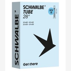 Schwalbe slange SCV15 28 tommer 23/30-622/630 klik ventil 40 mm