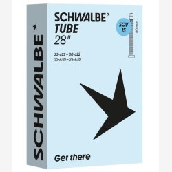 Schwalbe slange SCV15 28 tommer 23/30-622/630 klik ventil 60 mm