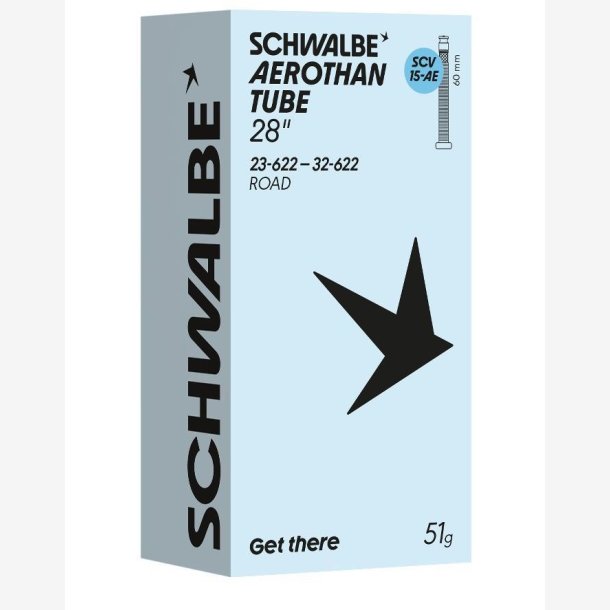 Schwalbe slange SCV15 AE Aerothan 23/32-622 IB Alu 60mm