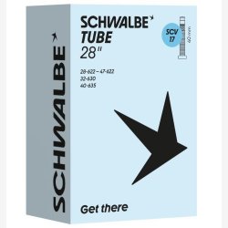 Schwalbe slange SCV17 28 tommer 28/47-622/635 klikventil 40 mm