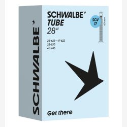 Schwalbe slange SCV17 28 tommer 28/47-622/635 klik ventil 60 mm