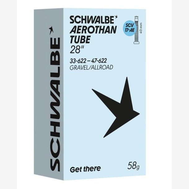 Schwalbe slange SCV17 AE Aerothan 33/47-622 IB Alu 40mm