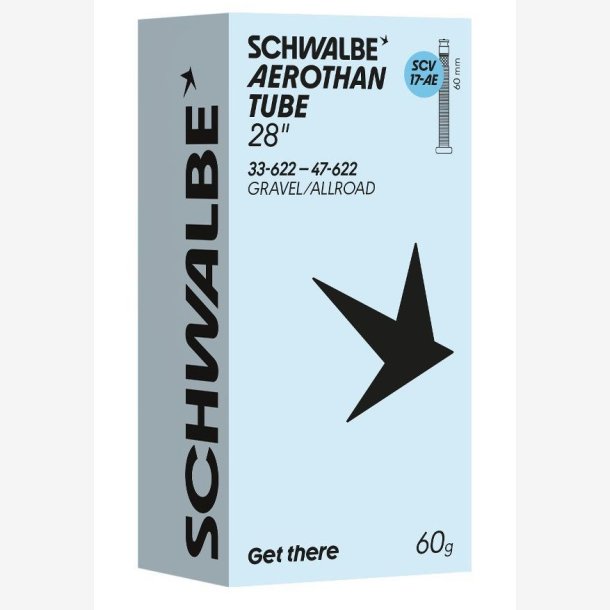 Schwalbe slange SCV17 AE Aerothan 33/47-622 IB Alu 60mm