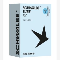 Schwalbe slange SCV3 16 tommer 47/62-305 klik ventil 40 mm