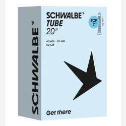Schwalbe slange SCV7 20 tommer 40/62-406 klik ventil 40 mm