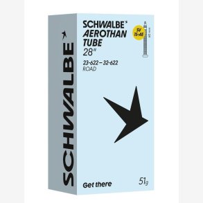 Schwalbe slange SV15 AE Aerothan 23/32-622 Alu fv 60mm