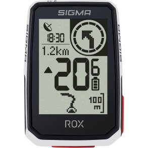 Sigma cykelcomputer ROX 2.0 Endurance hvid