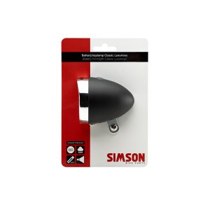 Simson Classic Luksuris batteridrevet pandelampe 30 lux sort