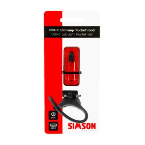 Simson USB-C LED-lampe Lomme rd