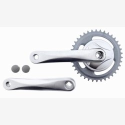 Vintage kranks�t 38T 1/8 tommer krank 170mm s�lv