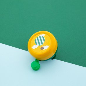 Widek klokke Explorer Dreamy Balloon grn/gul p kort