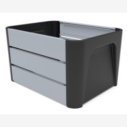 Mirage cykelkasse Klik 'n Krat 24L - sort/gr