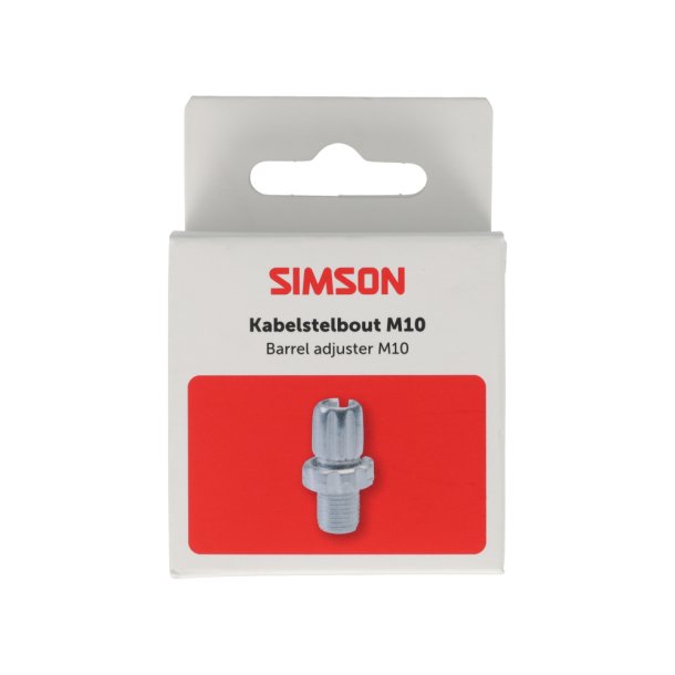 Simson kabeljusteringsbolt M10