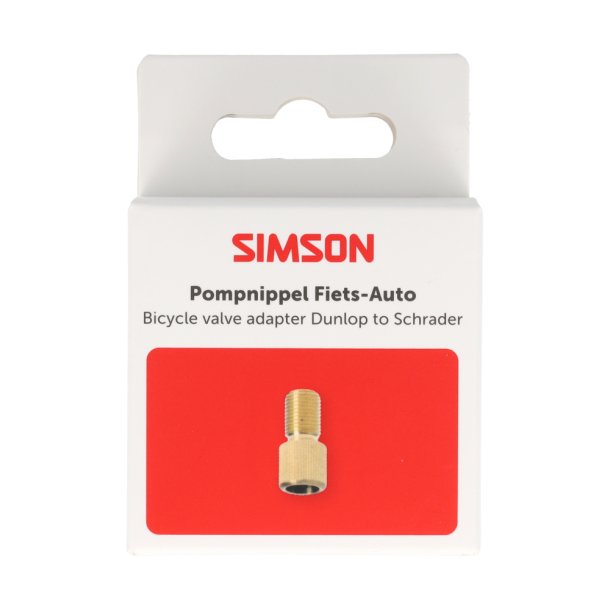 Simson pumpenippel cykel/bil