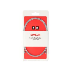 Simson bremsekabel indvendigt 2,25m 2 nipler cylinder/p�re