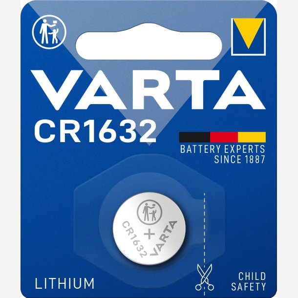 Varta batteri CR1632 Lithium 3V
