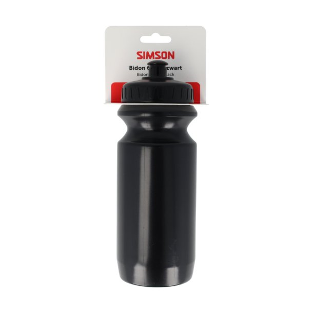 Simson vandflaske 600ml sort