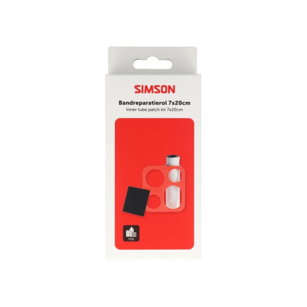 Simson reparations lapper rulle 7x20cm med skabelon