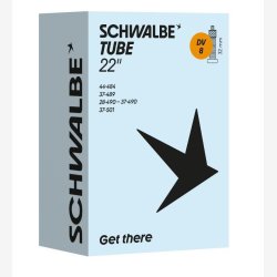 Schwalbe slange DV8 22 tommer 28/44-484/501 HV 32mm