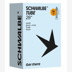 Schwalbe slange DV17 28 tommer 28/47-622/635 hv 40mm