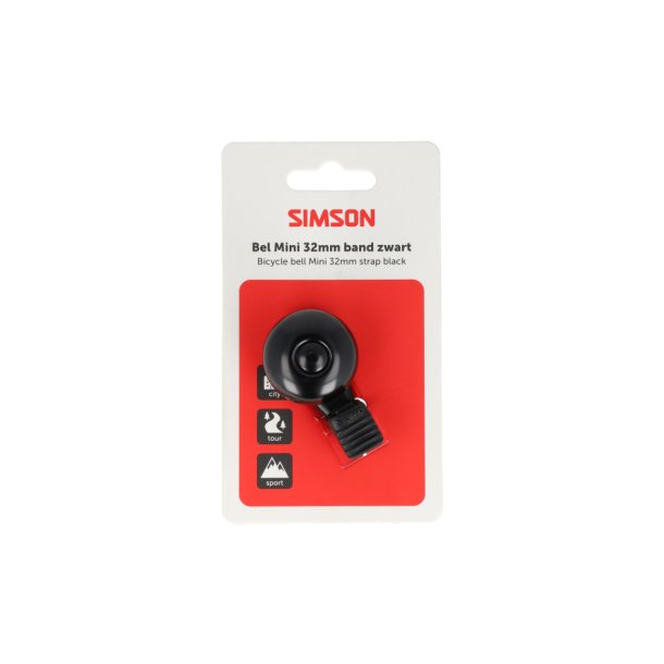 Simson bell Mini 32mm flexb�nd sort