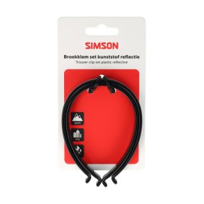 Simson plastik bukseklips med refleksion