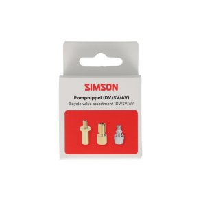 Simson pumpenippel sortiment 3 dele