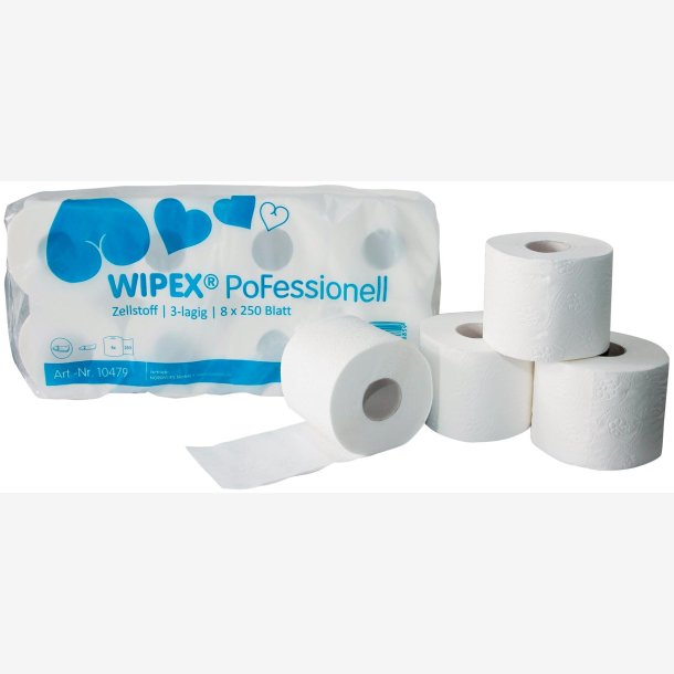 WIPEX TOILETPAPIR 3-LAGS
