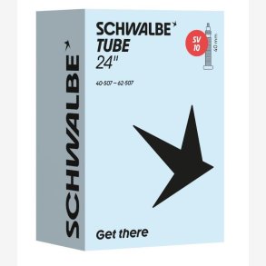 Schwalbe bnb Slange SV10 24 tommer 40/62-507 fv 40mm