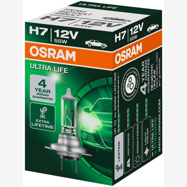 HAL.LAMPE H7LL 12V 55W