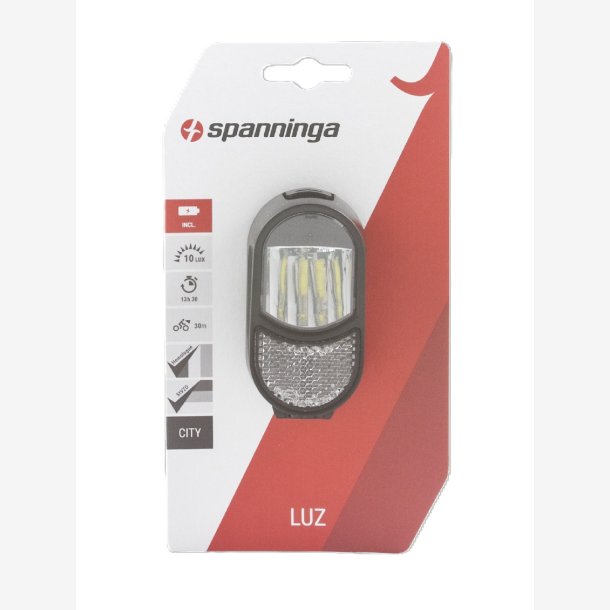 Spanninga forlygte Luz XB sort