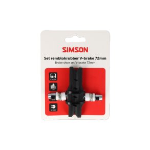 Simson bremseklods V-bremse 72 mm