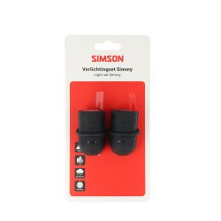 Simson lygtes�t Simmy batteri sort