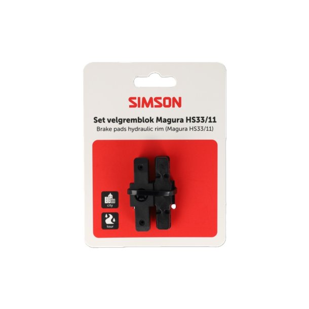 Simson bremseklodss�t Magura HS11/33 f�lgbremse