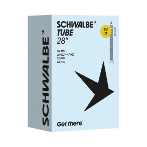 Schwalbe slange SV17 28 tommer 28/47-622/635 fv 80mm