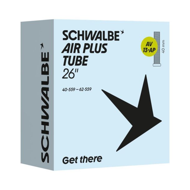 Schwalbe bnb Slange AV13AP Air Plus 26 tommer 40/62-559 av 40 mm