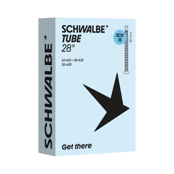 Schwalbe bnb D�k SCV15 28 tommer 23/30-622/630 klikventil 80mm