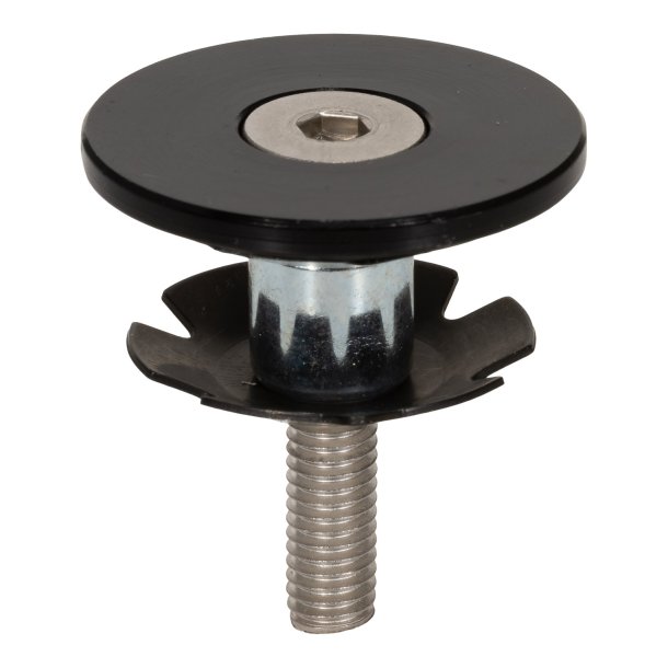 Elvedes styrkappe, flad form, 1 1/8 tommer, metalstyrestang