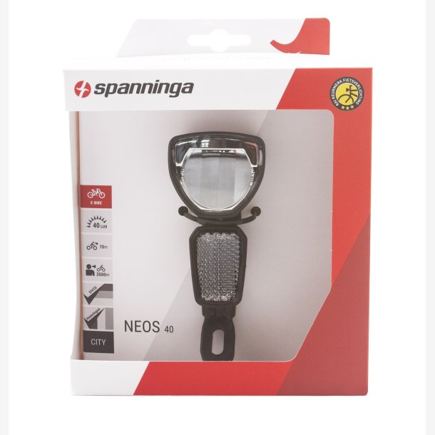 Spanninga forlygte Neos 40 XE 6-12 v E-cykel