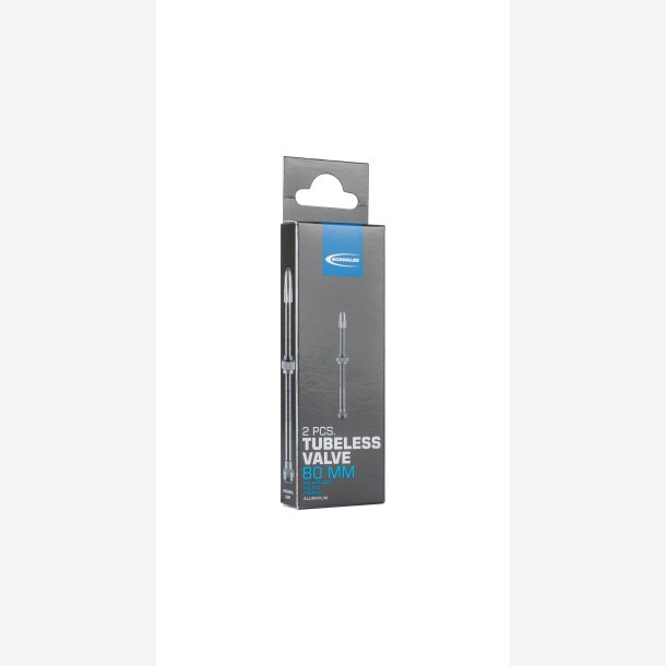 Schwalbe slangel�s ventil 80 mm s�t med 2 stk.
