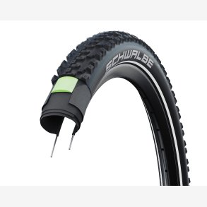 Schwalbe btb D�k Smart Sam Plus DD G-Guard 26 x 2.25 sort refleks