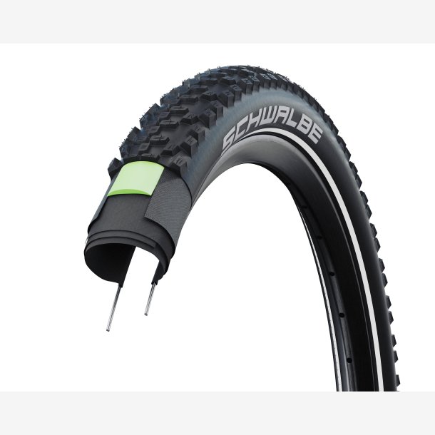 Schwalbe btb D�k Smart Sam Plus DD G-Guard 26 x 2.25 sort refleks