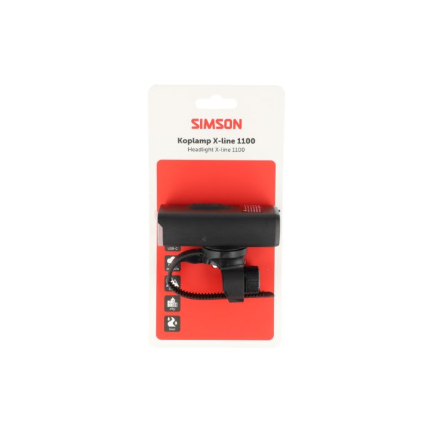 Simson forlygte Aurora X-line 1100