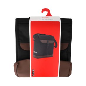 Simson cykeltaske enkelt Urban nat sort 15L
