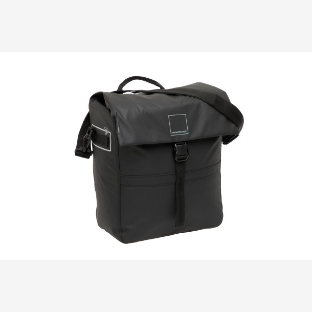 New Looxs enkelt Leeds sort cykeltaske 19L