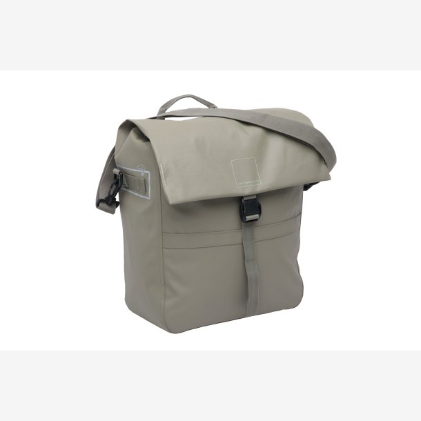 New Looxs enkelt Leeds taupe cykeltaske 19L