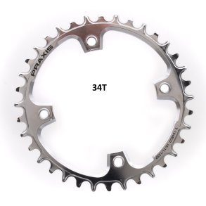 Praxis klinge 1x E-ring 104BCD M8 34T PVD 10/11/12sp
