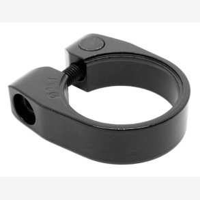 Ursus sadelpindsklemme 34.9 aluminium sort