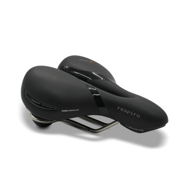 Selle Royal sadel Respiro Relaxed Stracciatella sort